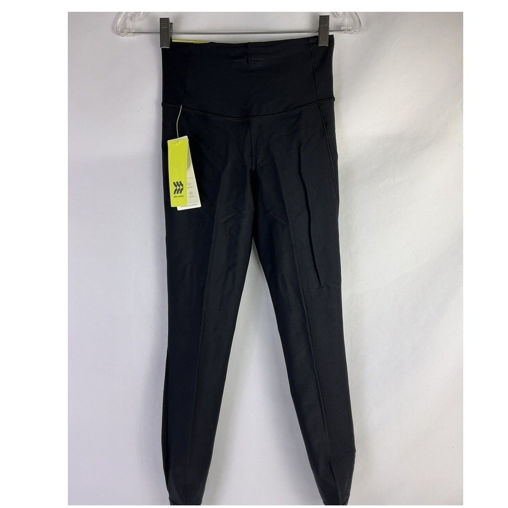 All In Motion Women's High Rise 7/8 Leggings Black XS UPF 50+ NWT‎ Activewear